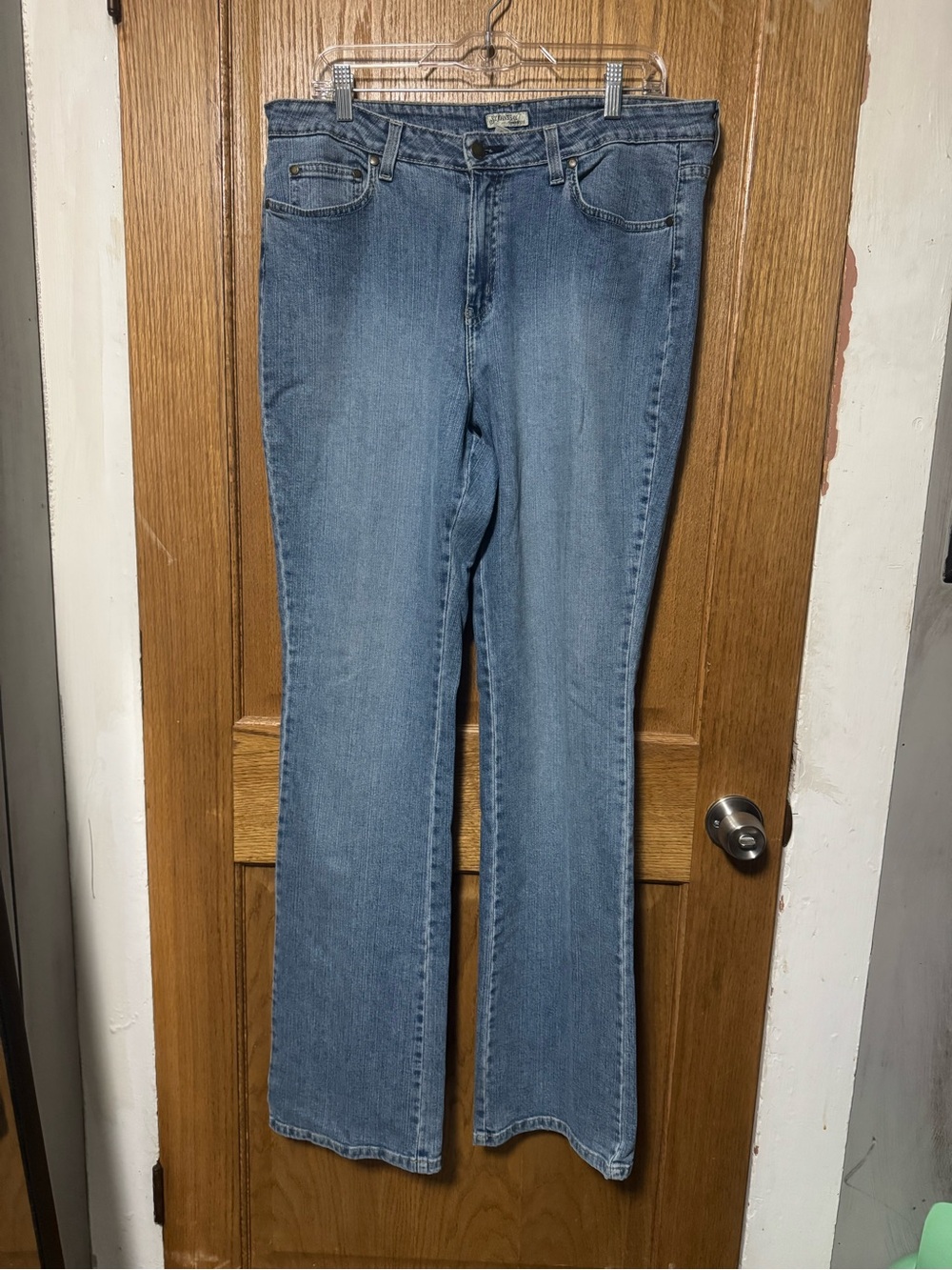 St. John's Bay Light Blue Flare Jeans
